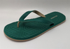 MEN'S GEOMETRIC EMBOSSED TWO TONE FLIP FLOP