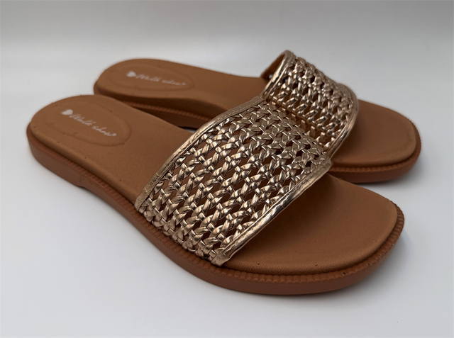 WOMEN'S WOVEN MESH SLIDE SANDAL