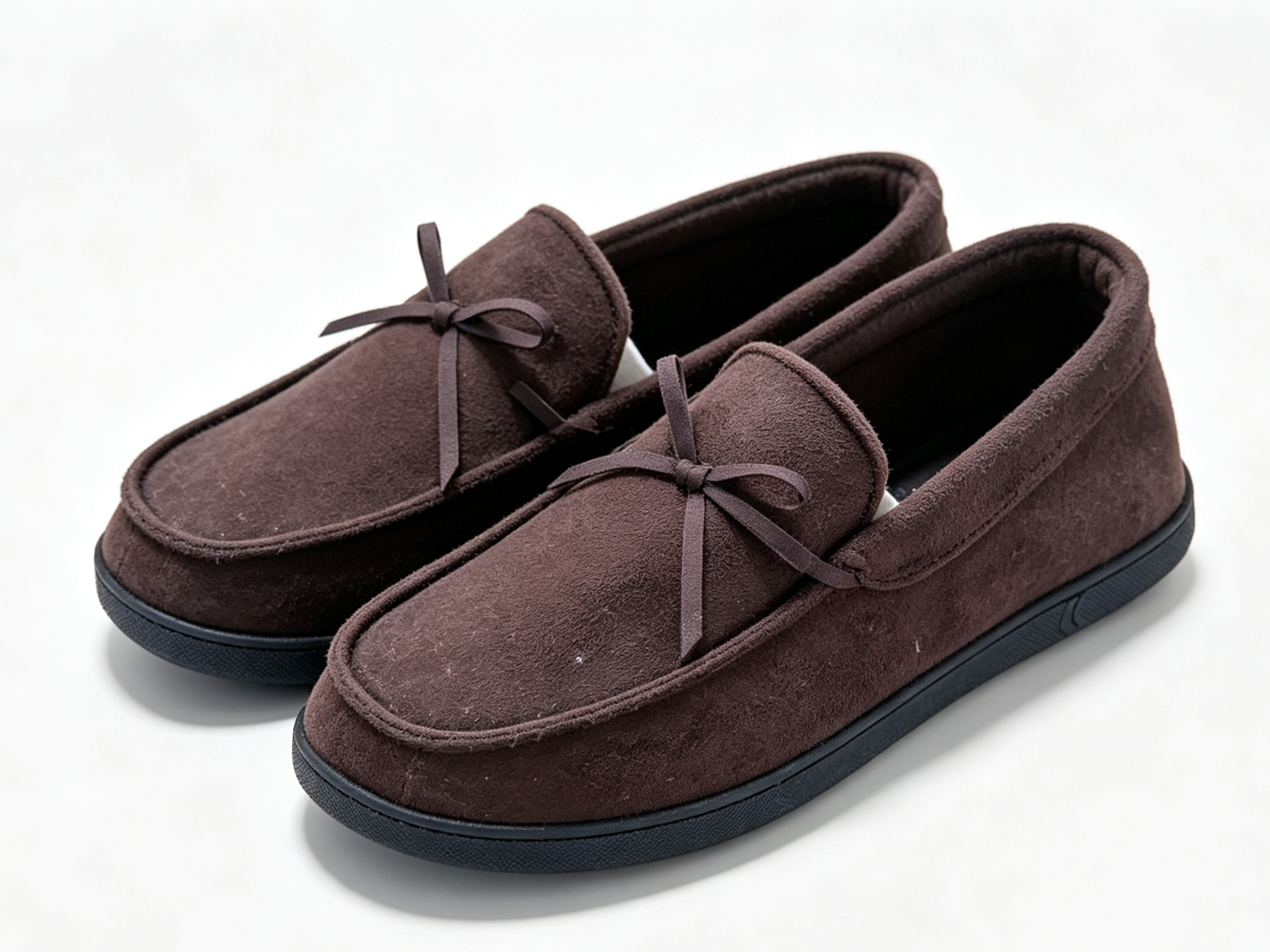 MEN'S MICRO SUEDE CLOSED BACK LOAFER SLIPPER