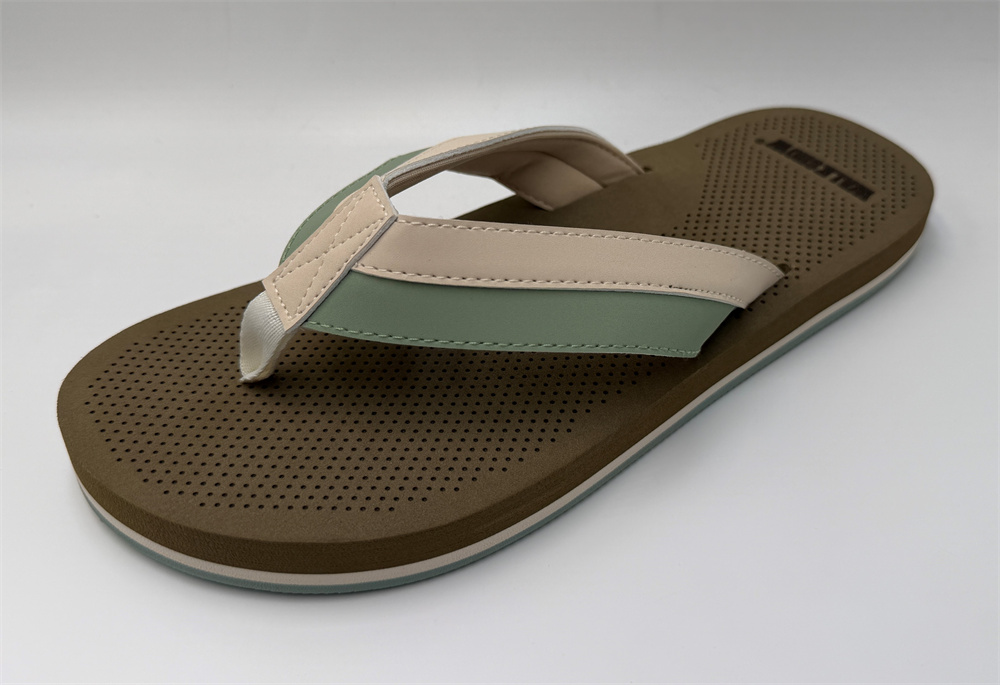 MEN'S TWO TONE COLOR BLOCK FLIP FLOP