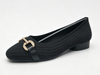 WOMEN'S WAVY FLYKNIT METAL BUCKLE FLAT