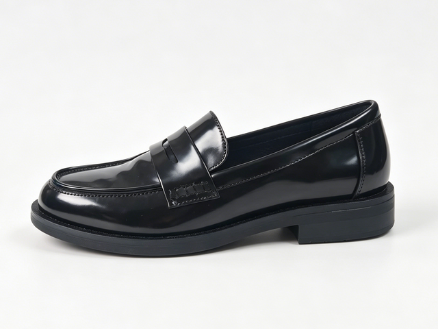 WOMEN'S GLOSSY PATENT CLASSIC PENNY LOAFER