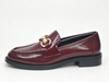 WOMEN'S SHINY PATENT HORSEBIT LOW HEEL LOAFER
