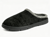 MEN'S SUEDE TRIM SHERPA LINED SLIDE SLIPPER