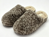 WOMEN'S LEOPARD FAUX FUR OPEN BACK SLIDE SLIPPER