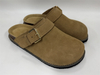 WOMEN'S FAUX SUEDE AJUSTABLE BUCKLE MULE CLOG