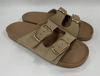 WOMEN'S DOUBLE BUCKLE SLIDE SANDAL