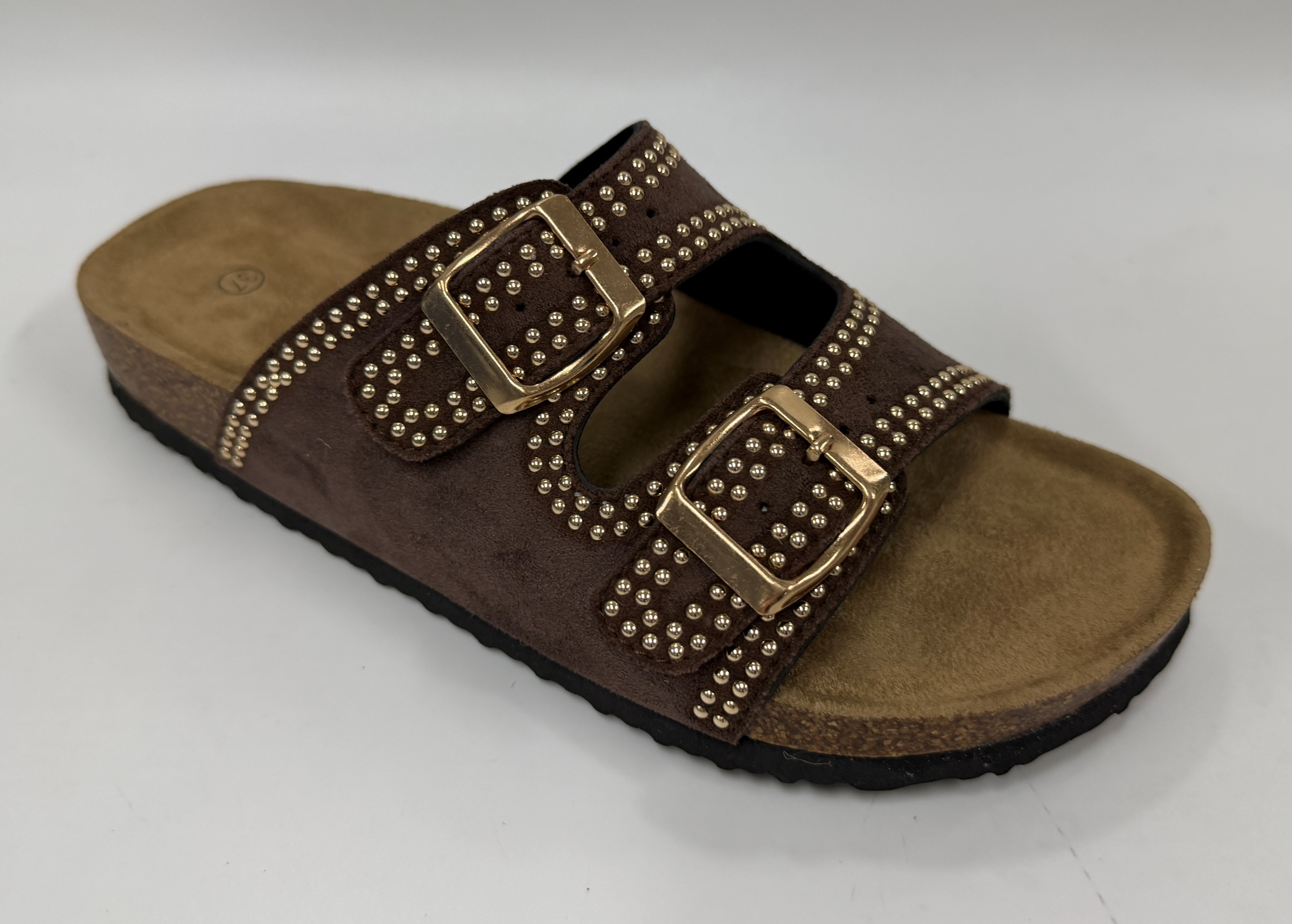 WOMEN'S STUDDED FOOTBED