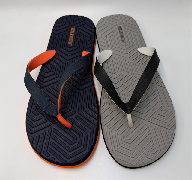 MEN'S TWO-TONE COLOR BLOCK FLIP FLOP