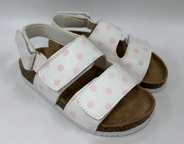 KID'S POLKA DOT FOOTBED SANDAL