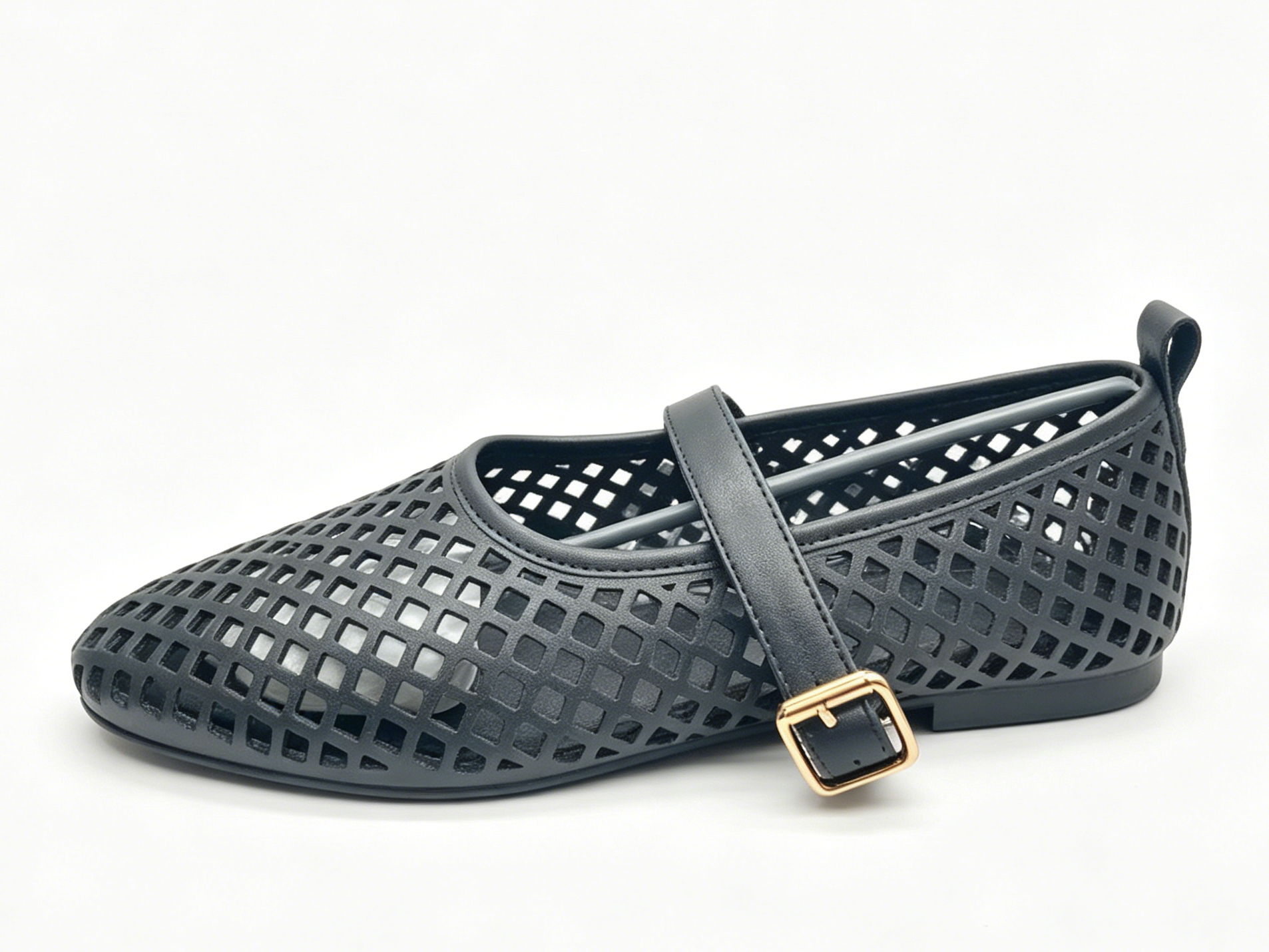 WOMEN'S HOLLOW CORCHET MARY JANE FLAT SHOE