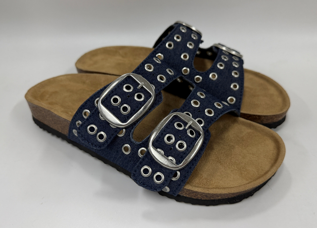 WOMEN'S DENIM FOOTBED