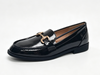 WOMEN'S HORSEBIT PATENT FLAT LOAFER
