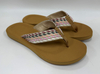 WOMEN'S MULTICOLOR WOVEN STRAP FLIP FLOP