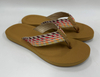WOMEN'S MULTICOLOR WOVEN STRAP FLIP FLOP