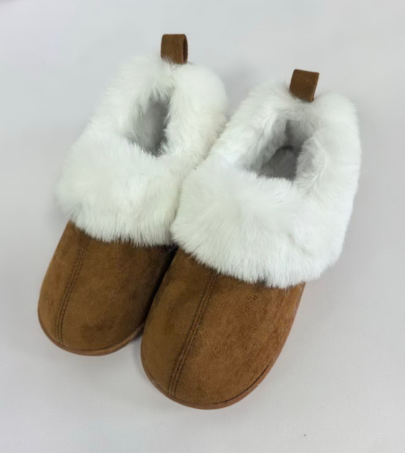 WOMEN'S HIGH TOP FUR CLOSED BACK SLIPPER