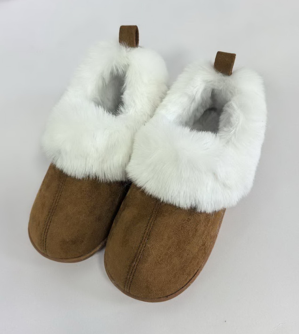 WOMEN'S HIGH TOP FUR CLOSED BACK SLIPPER