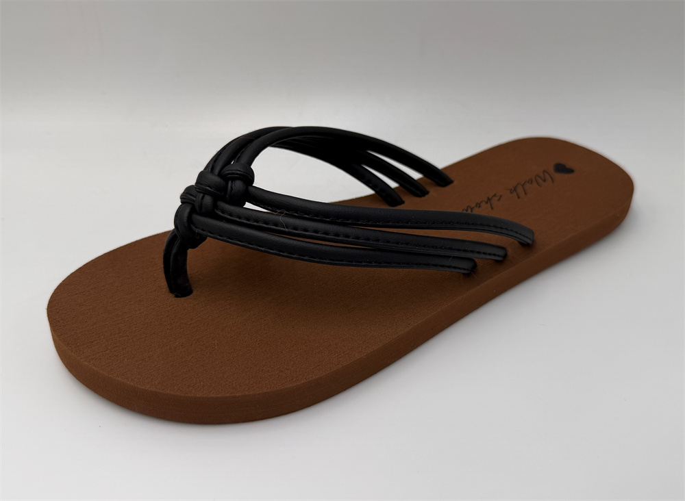 WOMEN'S KNOTTED MULTI STRAP FLIP FLOP