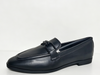 WOMEN'S SOLID BLACK KNOT FLAT LOAFER
