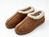 WOMEN'S SHEARLING TRIM CLOSED BACK WINTER SLIPPER