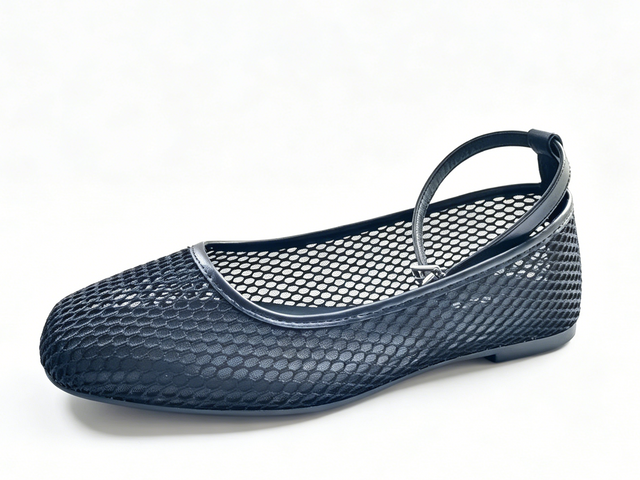 WOMEN'S MESH SLINGBACK FLAT SANDAL