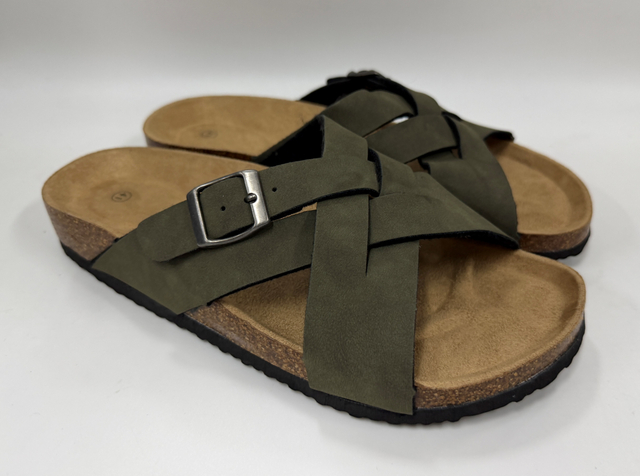 WOMEN'S CROSS STRAP FOOTBED