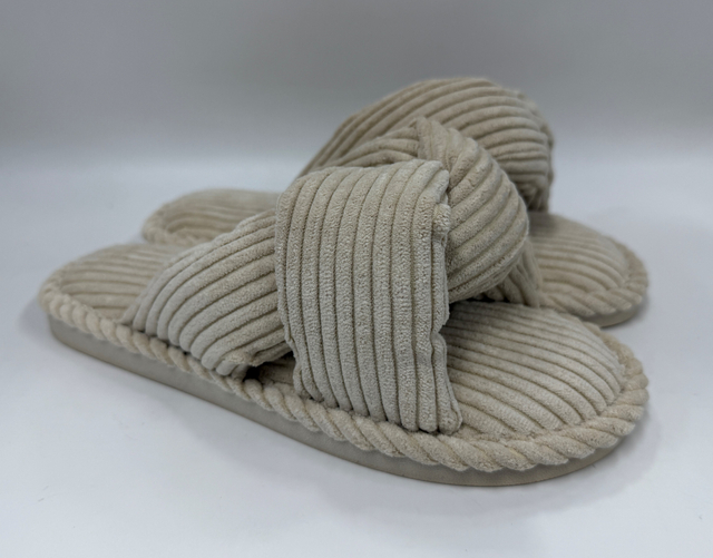 WOMENS CORDUROY SLIPPER