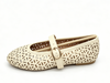 WOMEN'S LASER CUTOUT PU MARY JANE FLAT SHOE