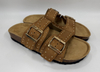 WOMEN'S TAN STUDDED FOOTBED